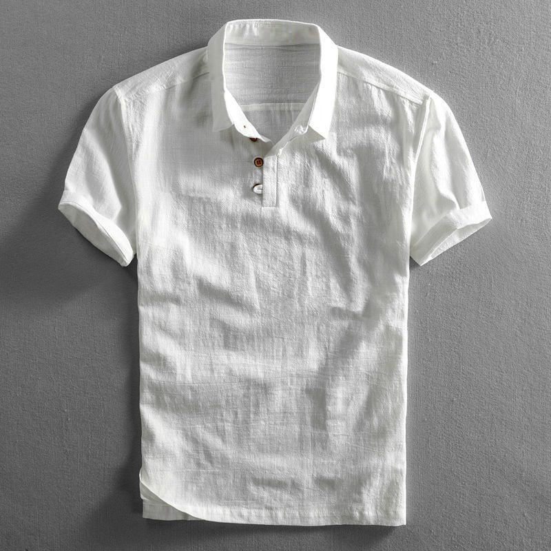 Amalfi┃Linen Polo