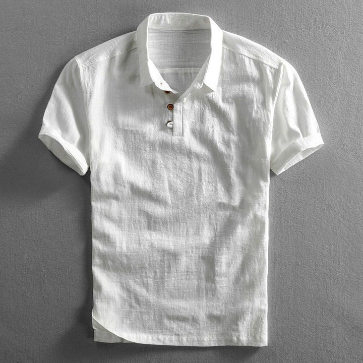 Amalfi┃Linen Polo