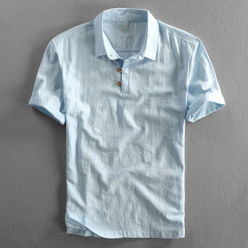 Amalfi┃Linen Polo