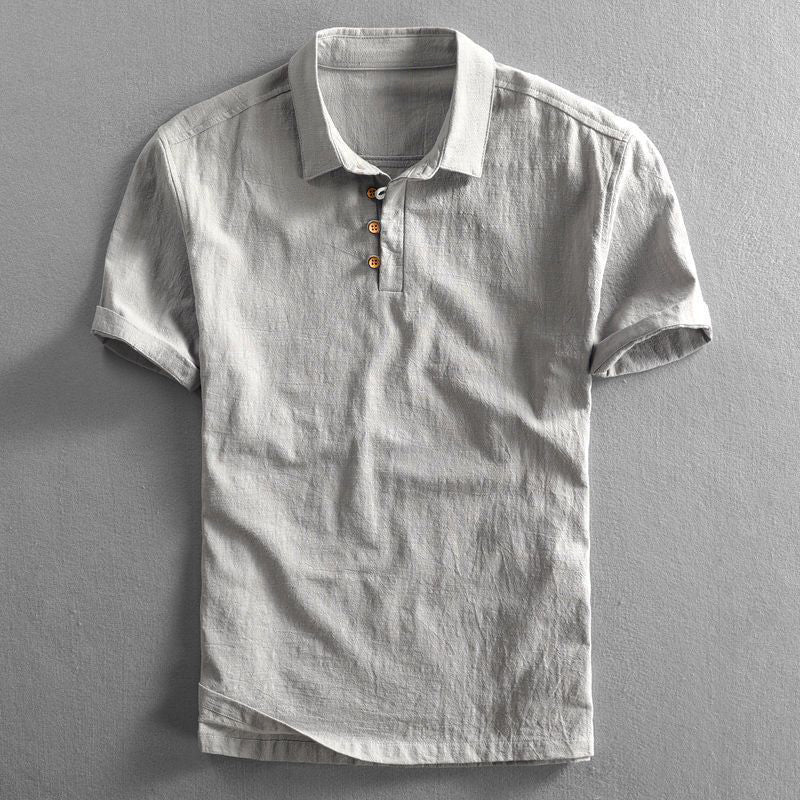 Amalfi┃Linen Polo