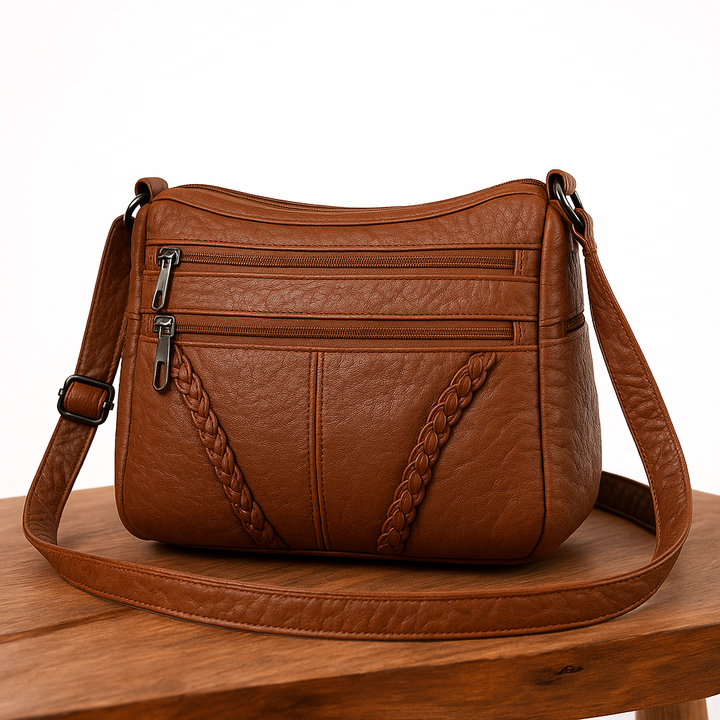 Zoe™ Classic Harmony | Stylish Compact Leather Bag