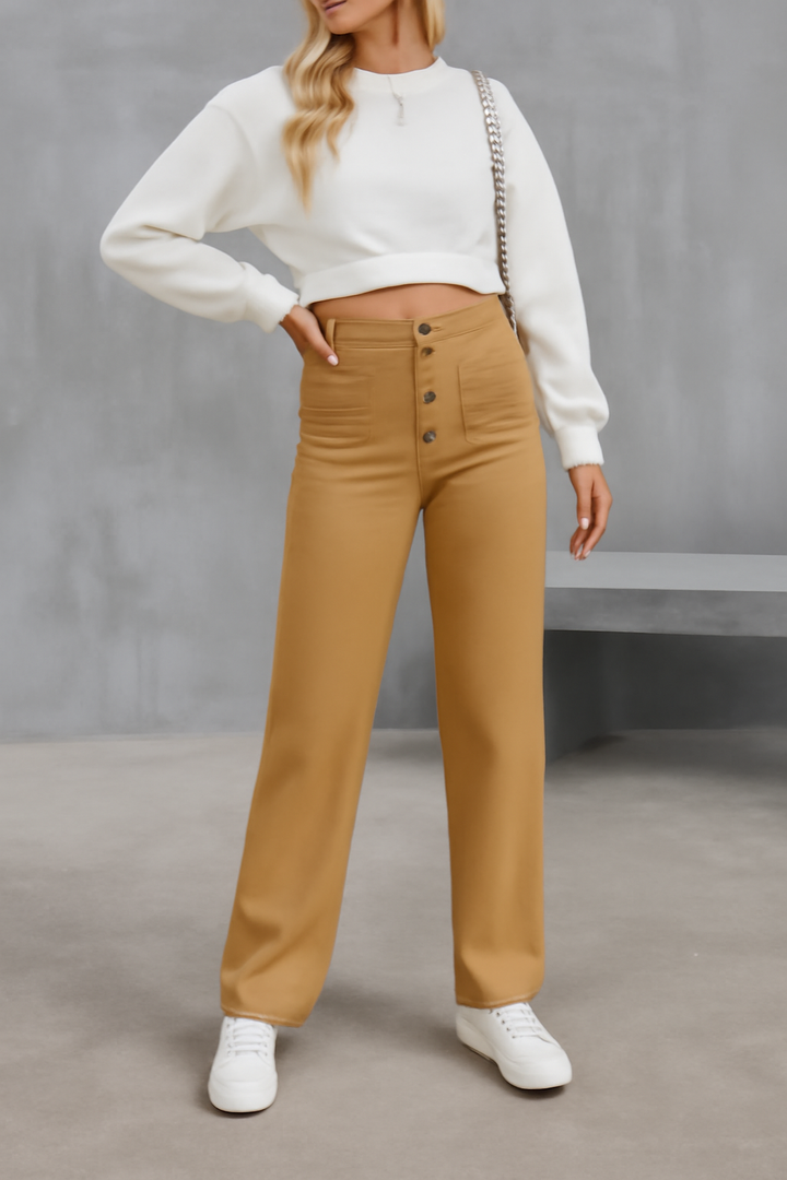 Mova™ | Comfortable, elastic pants with high waist