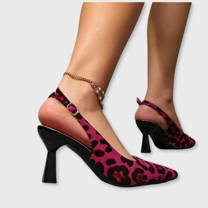 Ivy™ | Leopard Sandals with Strap