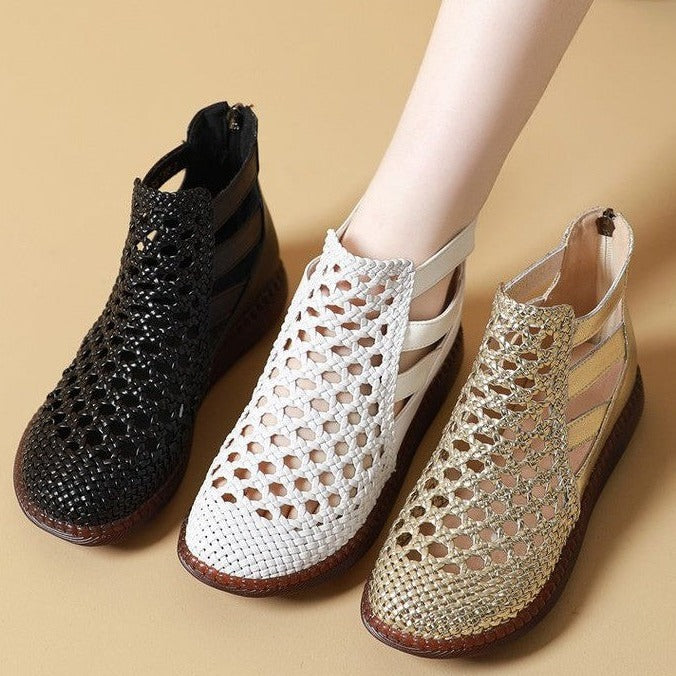 Cleopatra Sandal Boots - Comfortable and Stylish (Genuine Leather)