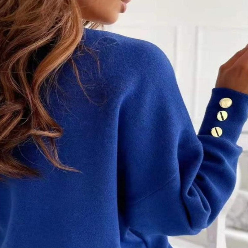 Casual Plain Sweatshirt