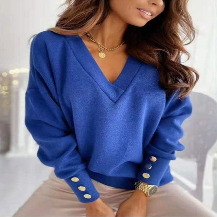 Casual Plain Sweatshirt