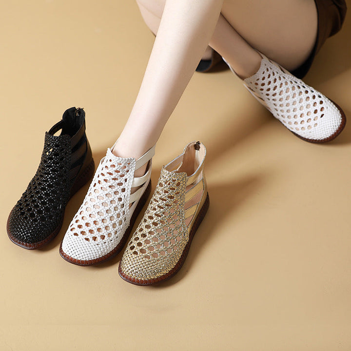 Cleopatra Sandal Boots - Comfortable and Stylish (Genuine Leather)