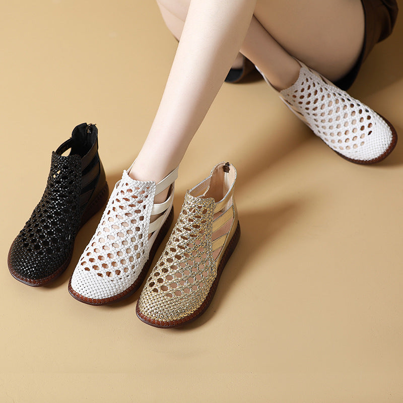 Cleopatra Sandal Boots - Comfortable and Elegant (Genuine Leather)