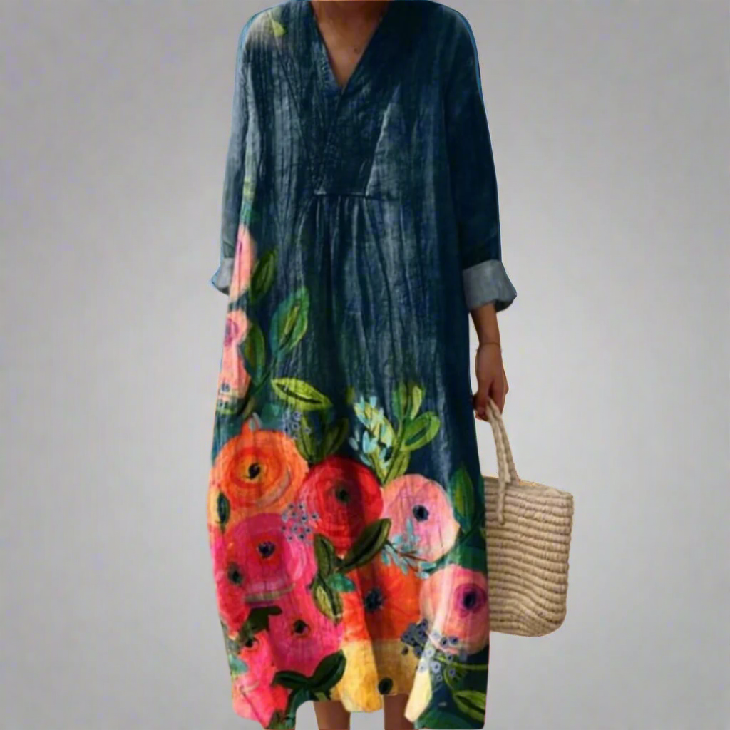 Gloria | Vintage Floral Dress - Limited Edition
