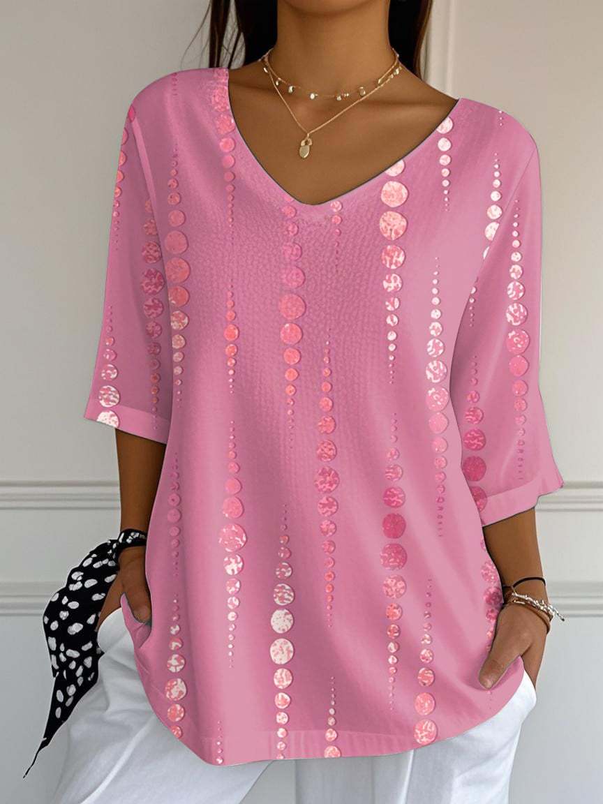 Simple Rose Vintage Casual T-shirt