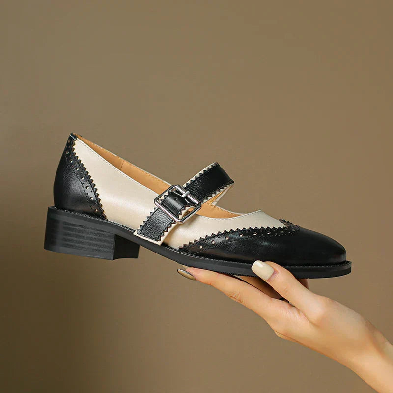 Sarah | Miana Leather Mary Janes