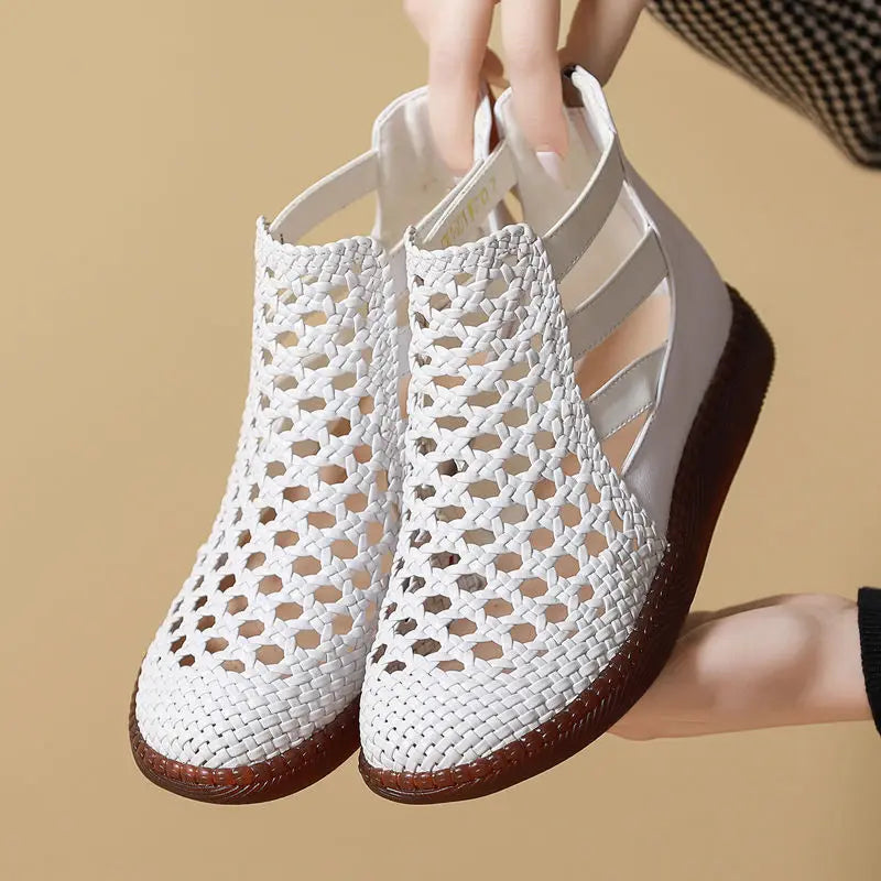 Cleopatra Sandal Boots - Comfortable and Elegant (Genuine Leather)