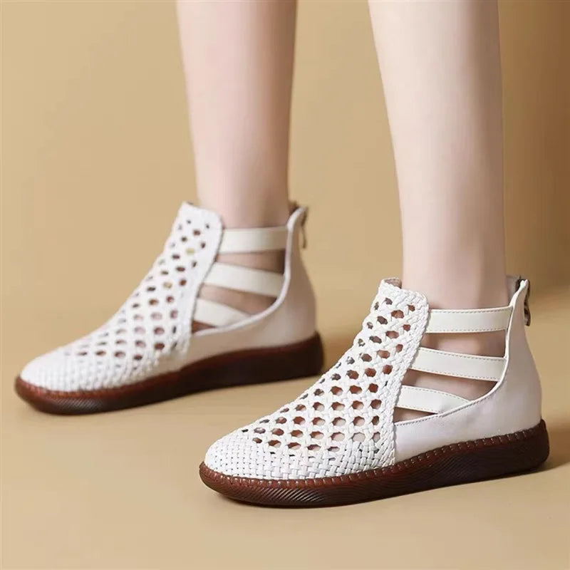 Cleopatra Sandal Boots - Comfortable and Stylish (Genuine Leather)