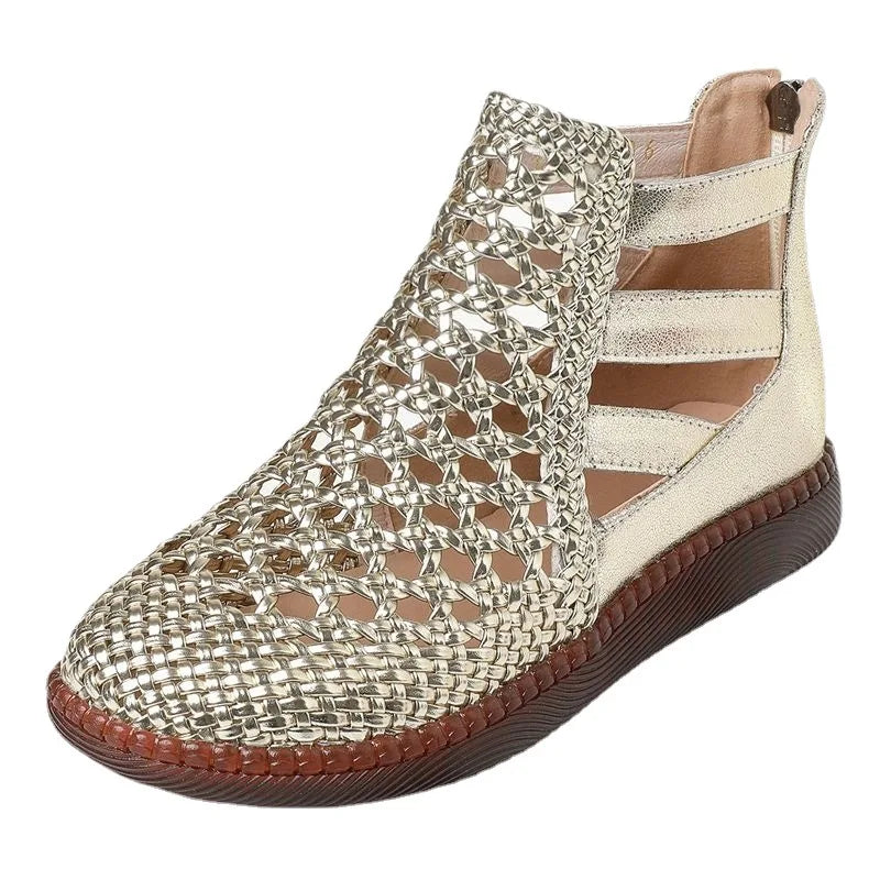 Cleopatra Sandal Boots - Comfortable and Elegant (Genuine Leather)