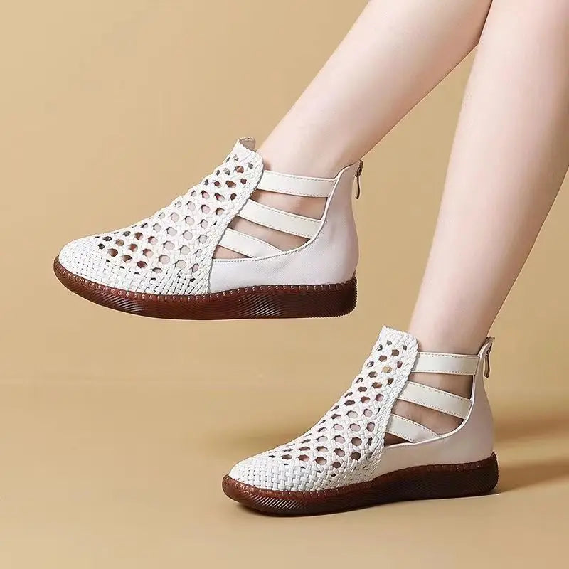 Cleopatra Sandal Boots - Comfortable and Stylish (Genuine Leather)