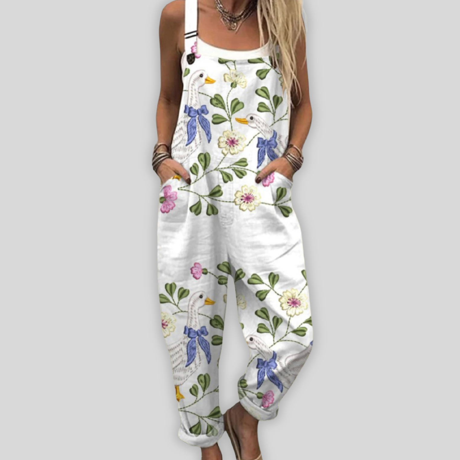 Aukje™ | Elegant Loose-Fitting Jumpsuit for a Casual Style