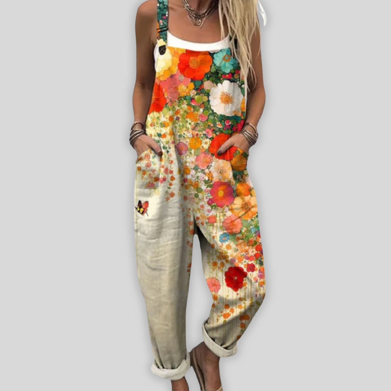 Aukje™ | Elegant loose-fit jumpsuit for a casual style