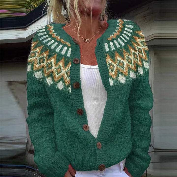 Natalia | Vintage Icelandic Wool Cardigan