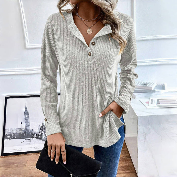 Casual Plain Sweatshirt