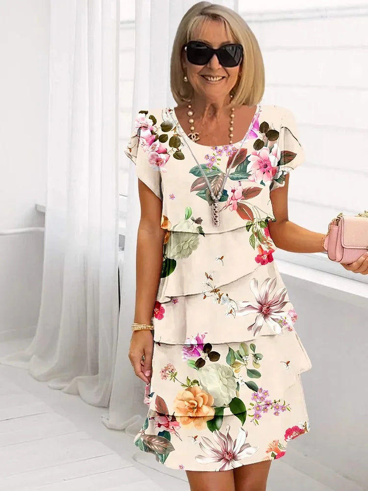 Brenda | Elegant Floral Dress