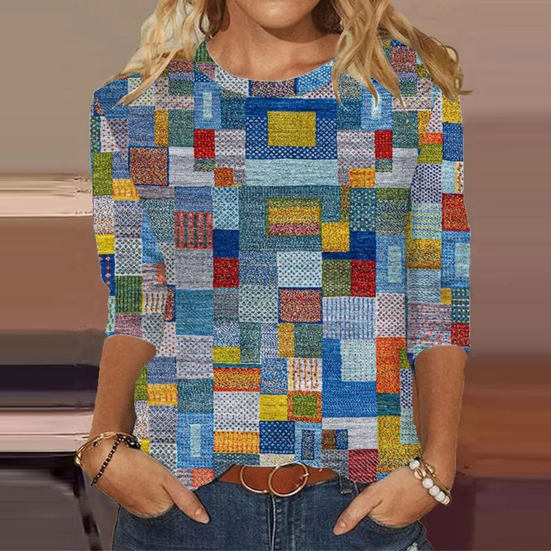 Colorful Plaid T-Shirt