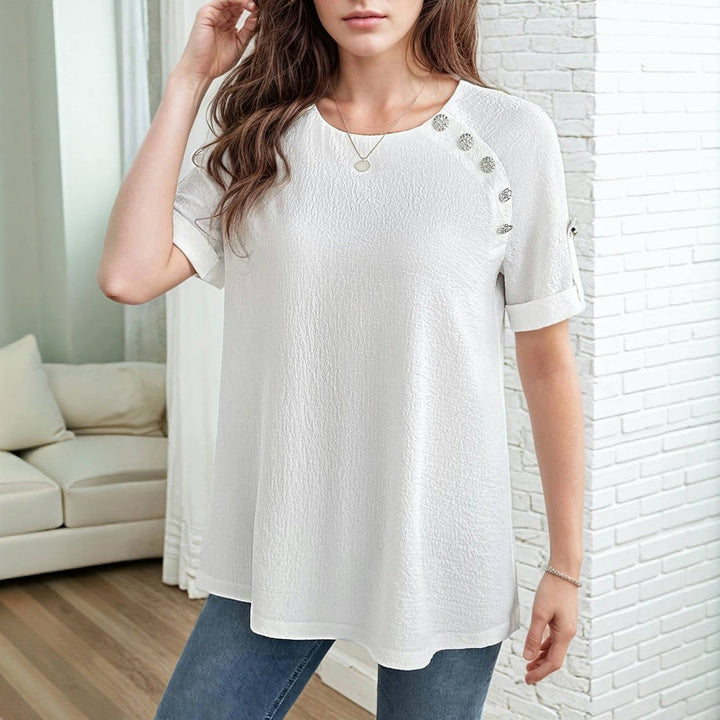Casual Solid Blouse