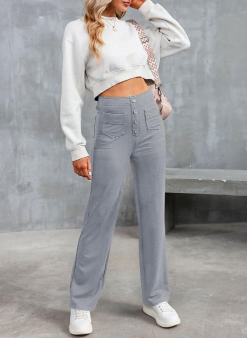 Mova™ | Comfortable, elastic pants with high waist