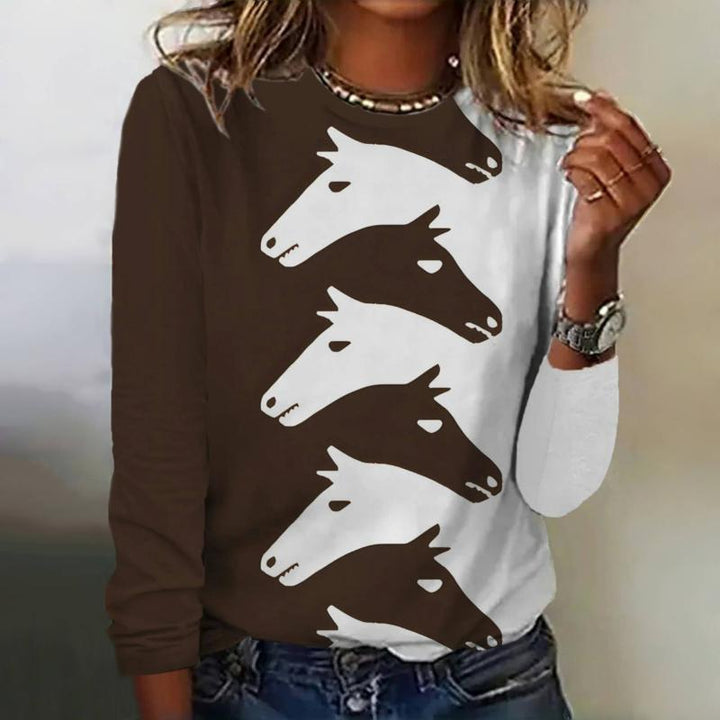 Creative Animal Print T-shirt