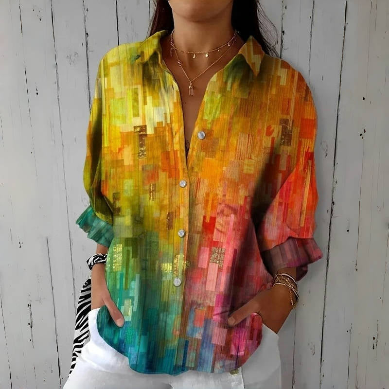 Colorful Vintage Blouse