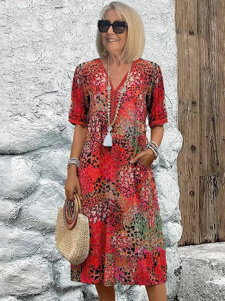 Fatima - Floral Dress