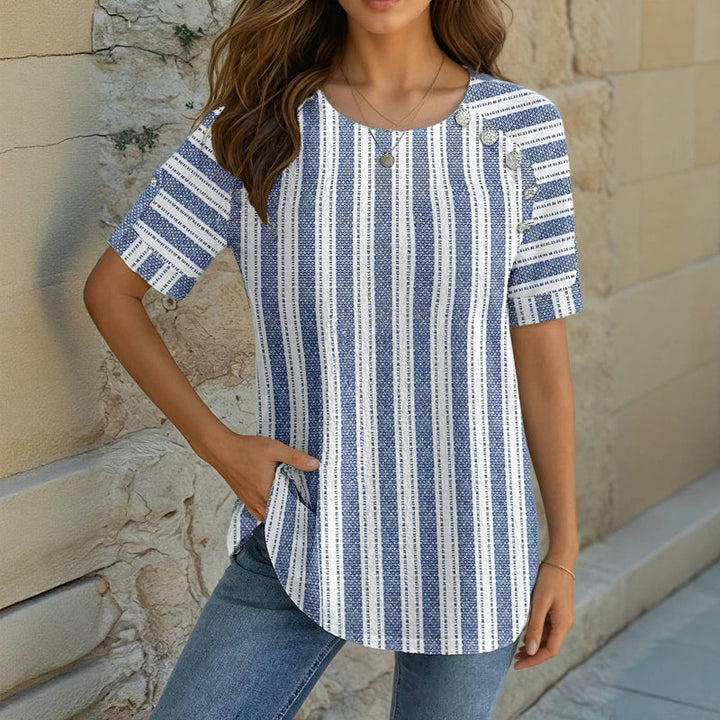 Striped Casual Blouse