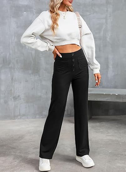 Mova™ | Comfortable, elastic pants with high waist
