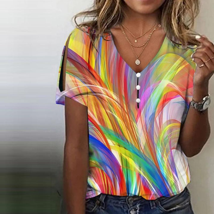 Colorful Gradient Blouse