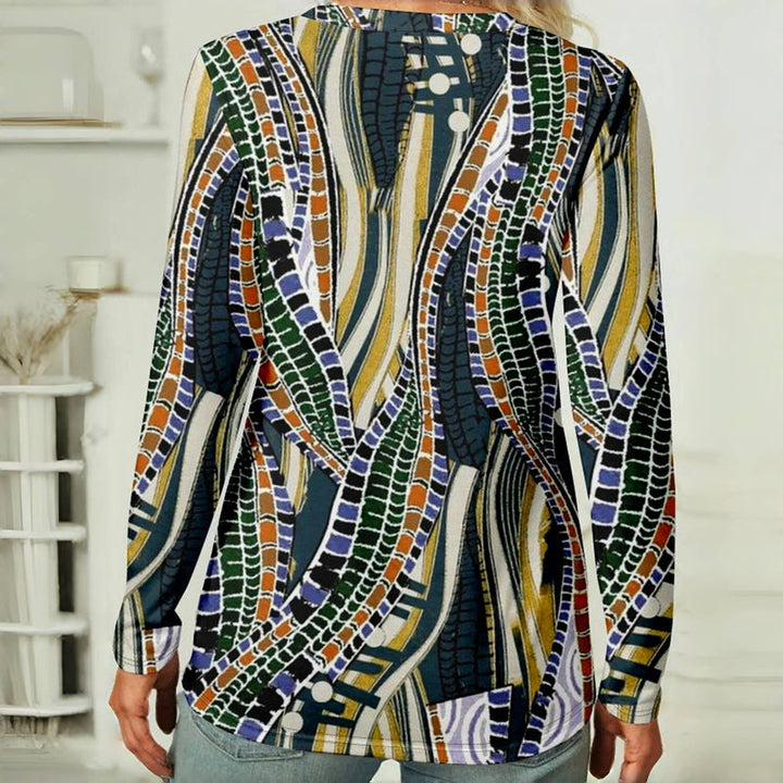 Vintage T-Shirt with Abstract Print