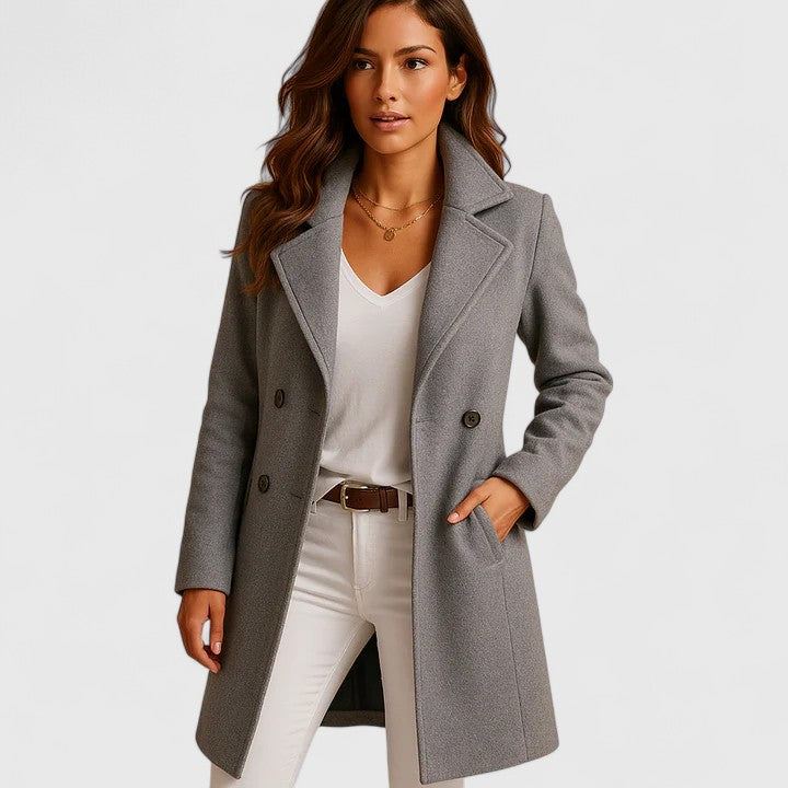 Isabell | Elegant coat with a classic cut