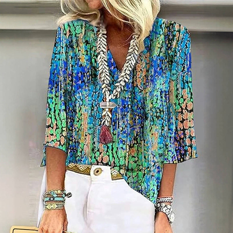 Colorful Vintage Blouse