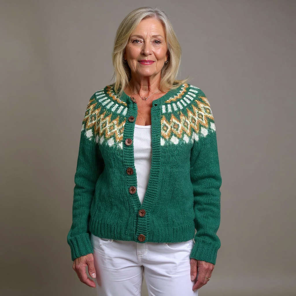 Natalia | Vintage Icelandic Wool Cardigan