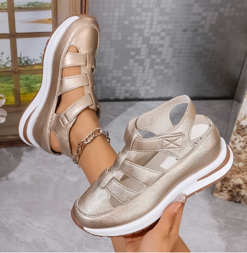 Clémence™ - Closed Orthopedic Basket Sandals