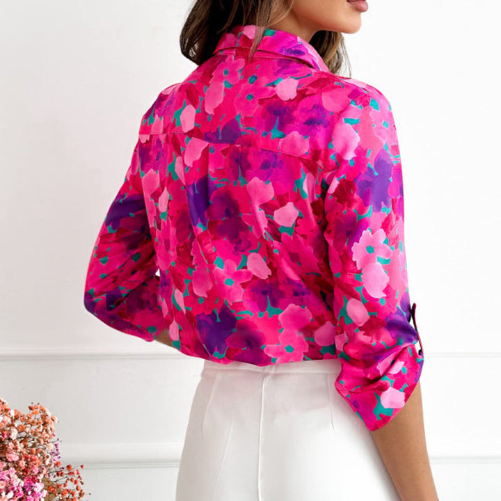 Casual Blouse with Floral Print