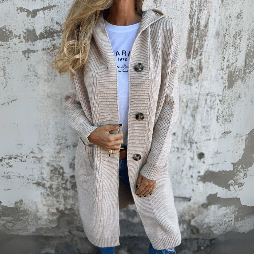 Lorène | Elegant lang dames vest - bellanza