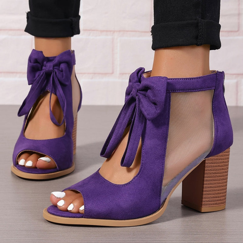 ISABEAU | ORTHOPEDIC HEEL SHOES WITH BOW CHARM