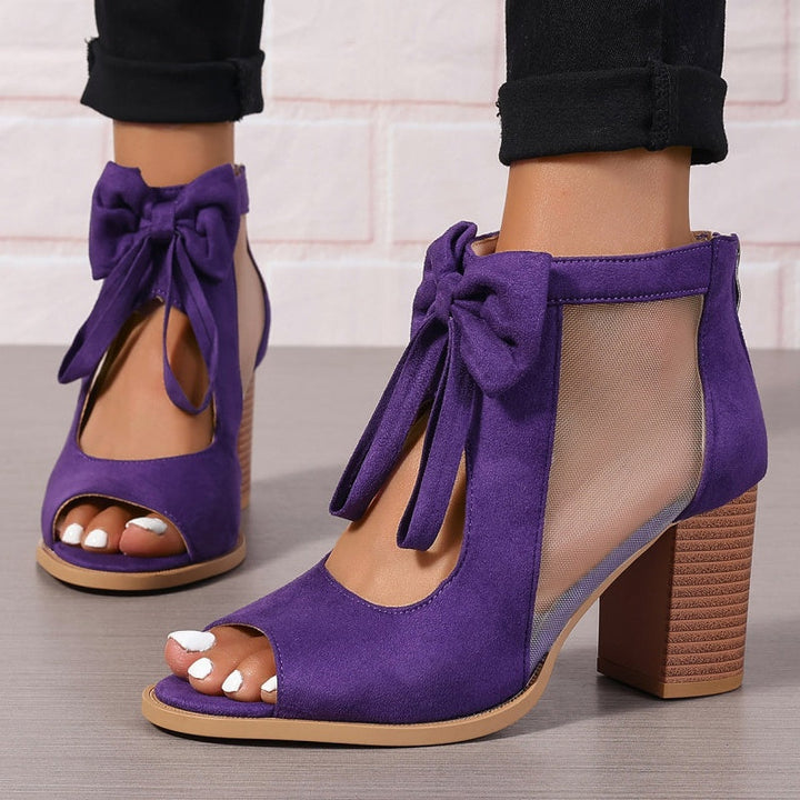 ISABEAU | ORTHOPEDIC HEEL SHOES WITH BOW CHARM
