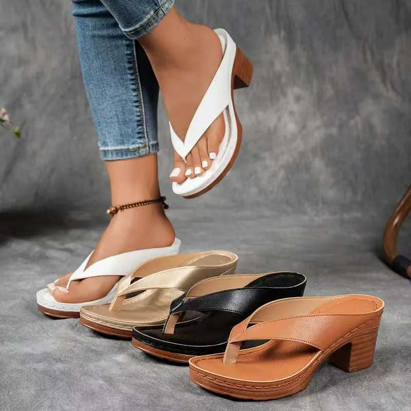 Elegant Orthopedic Heeled Sandals