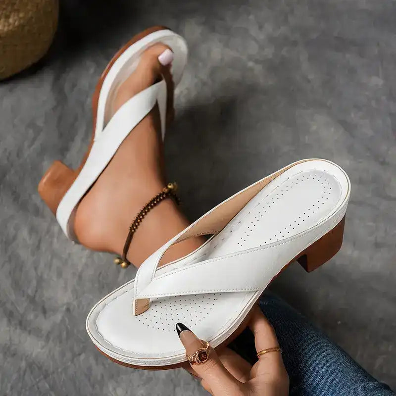 Elegant Orthopedic Heeled Sandals