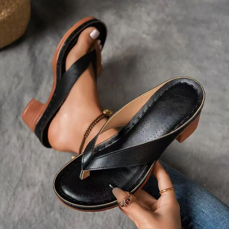 Elegant Orthopedic Heeled Sandals