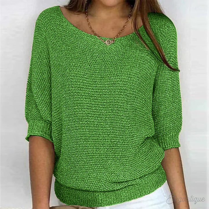Natalie - Cozy Crew Neck Sweater