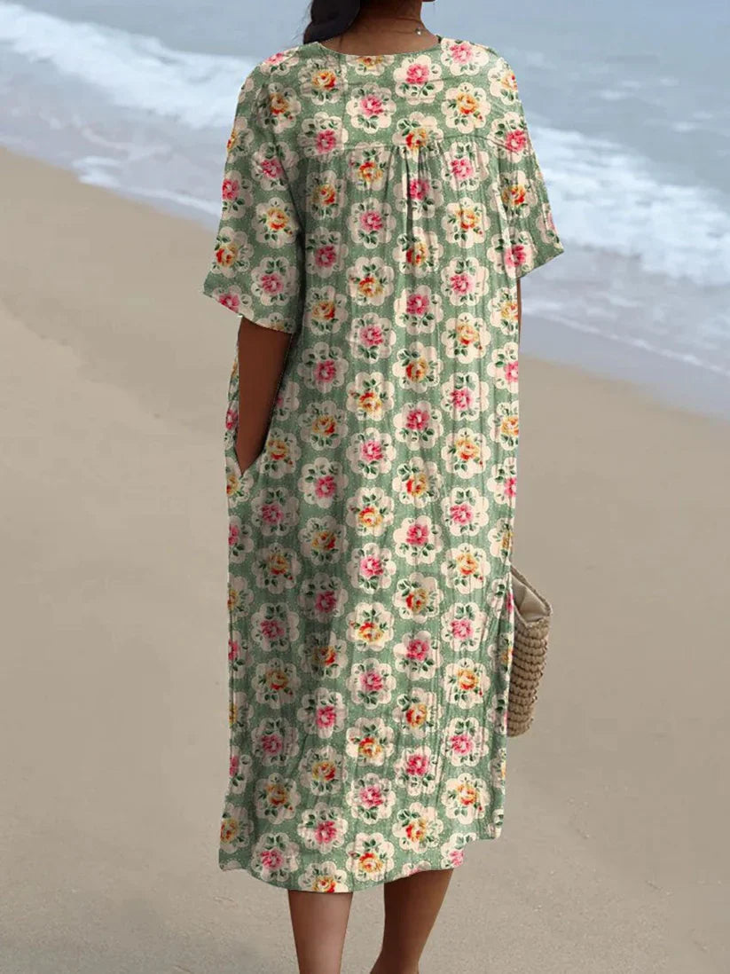 Marie | Vintage Floral Dress - Limited Edition